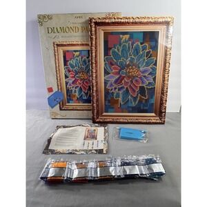 AVEC‎ Make Your Own Diamond Painting Kit Open Box 11.8"x15.75" Art Crafts Beads
